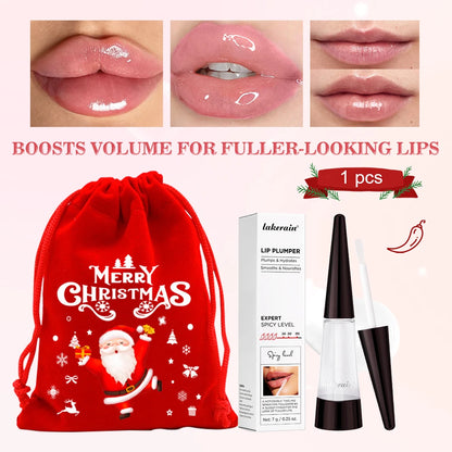 Lakerain Lip Plumper Moisturizing Lip Gloss Transparent Plump Lips Care Lip Stuffer Gift Korean Cosmetics