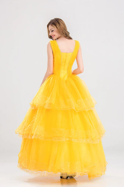 Halloween Costume Adult  Princess Beauty Costume for Women Princess Belle Dress up Ball Gown  Christmas Dresses for Women