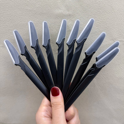 3/10Pcs  Eye Brow Epilation Hair Removal Cutters Safety Knife Makeup Scraper Eyebrow Trimmer Blade Women Face Shaver Portable