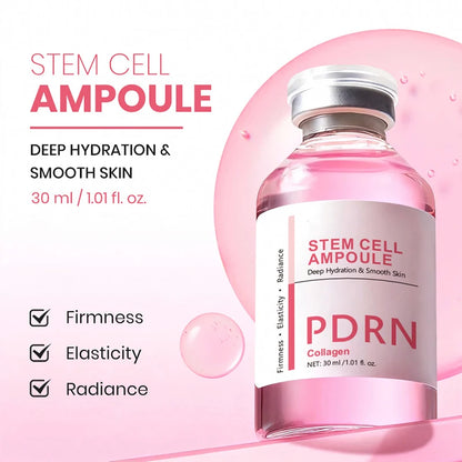 Stem Cell Serum PDRN Ampoule Collagen Moisturizing Anti-Aging Essence Reduce Fine Lines Wrinkle Tighten Brighten Face Skin 1PCS