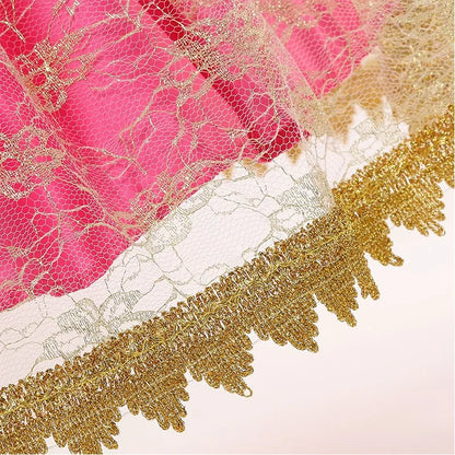Halloween Costume  Autumn and Winter New Girls Aurora Dress Sleeping Beauty Princess Aurora Skirt Super Fairy Foreign Style Lace