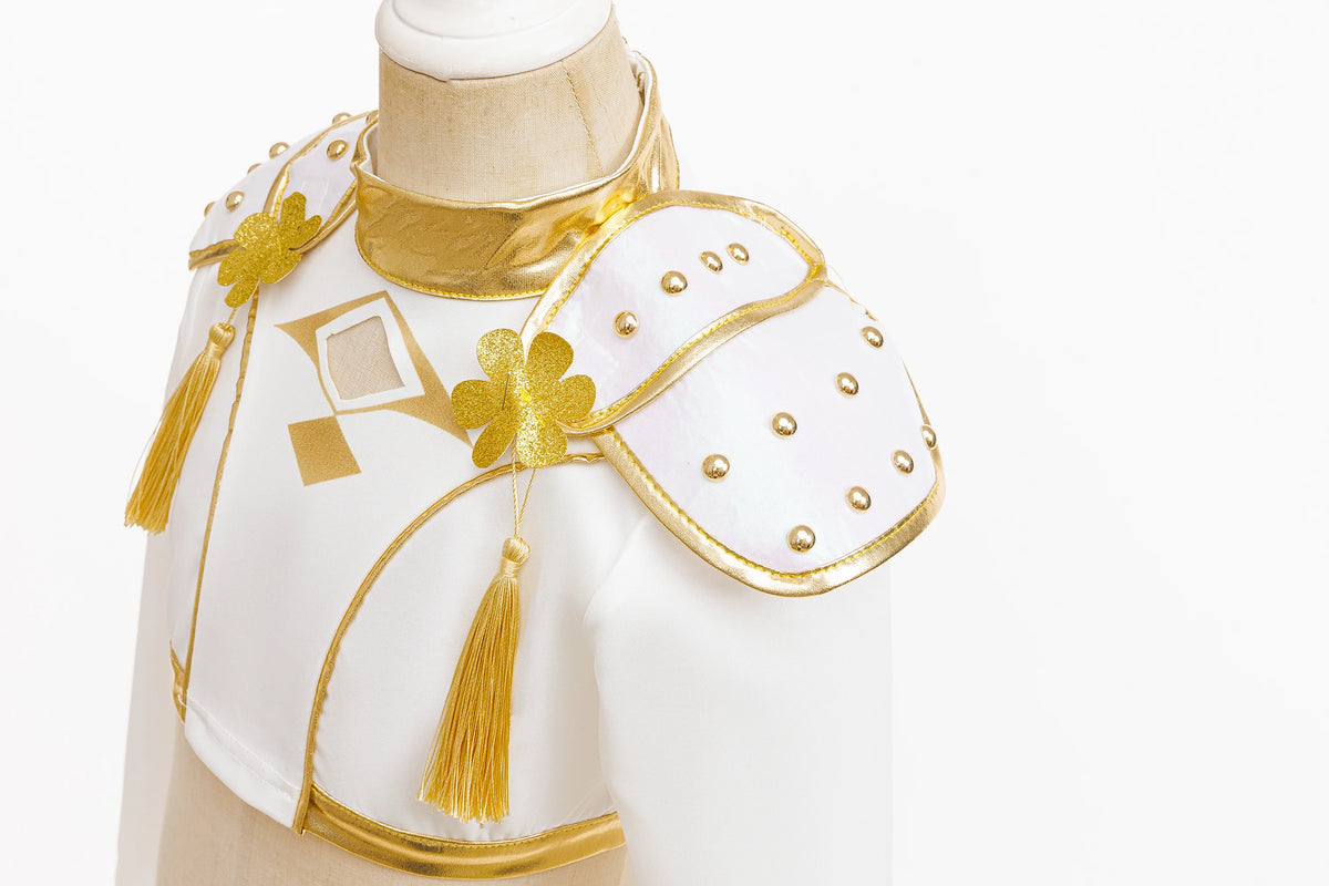 2026 New Halloween Carnival Theme Party Girls Cosplay Fashion Cute White Long Sleeves Dress + Accessories Set 3-10 Years Old