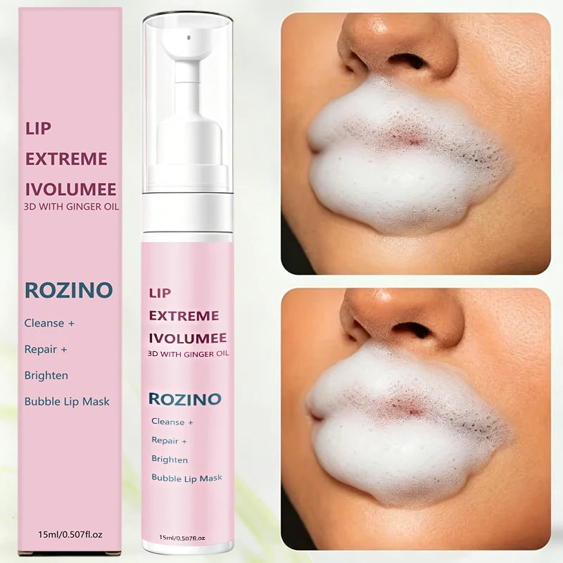 1 Piece/2 Pieces/3 Pieces - 3D Cleansing, Plumping, Repairing, and Brightening Bubble Lip Mask, Long-Lasting Plumping Effect for Lips - High-Gloss Lip Balm, Smoothes Lips, Creates a Sexy, Glossy, and Plump Look - Enhances Lip